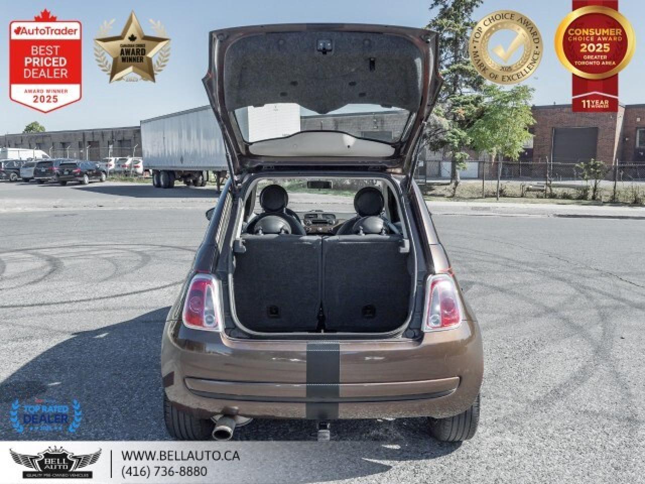 2012 Fiat 500 Pop HB   ESPRESSO BROWN   LOW KM   NOACCIDENT   CL Photo