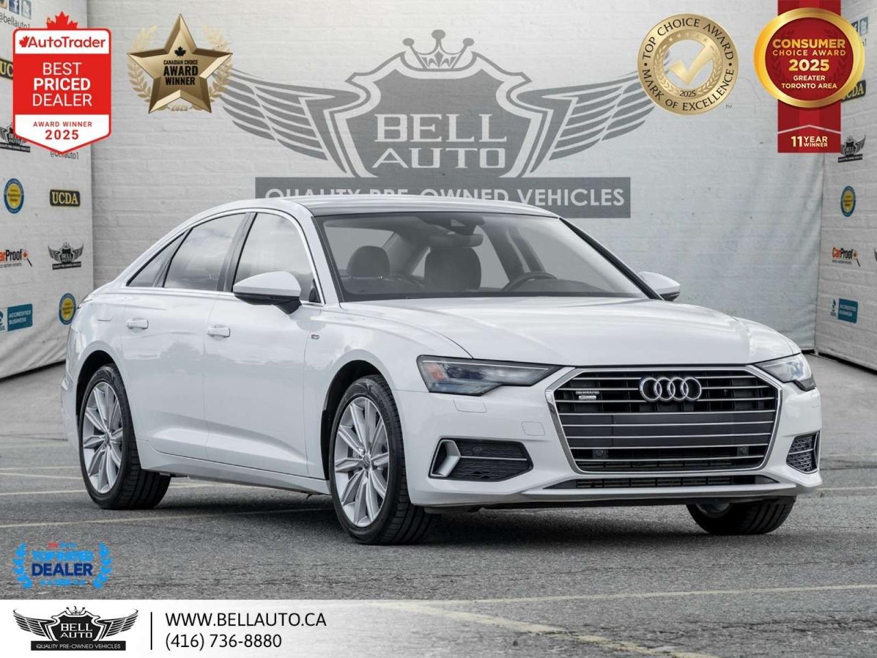 2019 Audi A6 Progressiv 55 TFSI   NAVI   B.CAM   PANO   LTHR   SUNROOF Photo