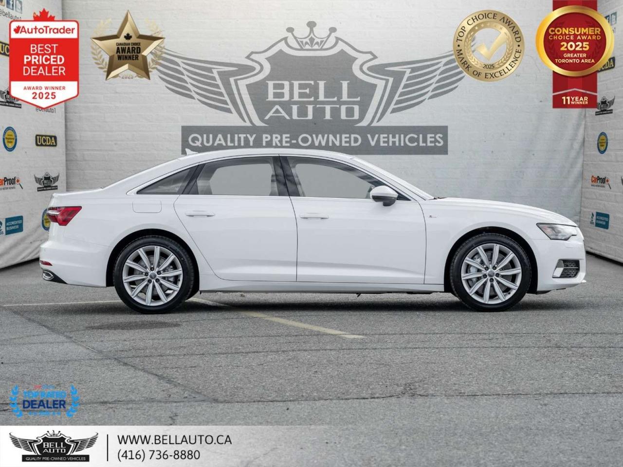 2019 Audi A6 Progressiv 55 TFSI   NAVI   B.CAM   PANO   LTHR   SUNROOF Photo