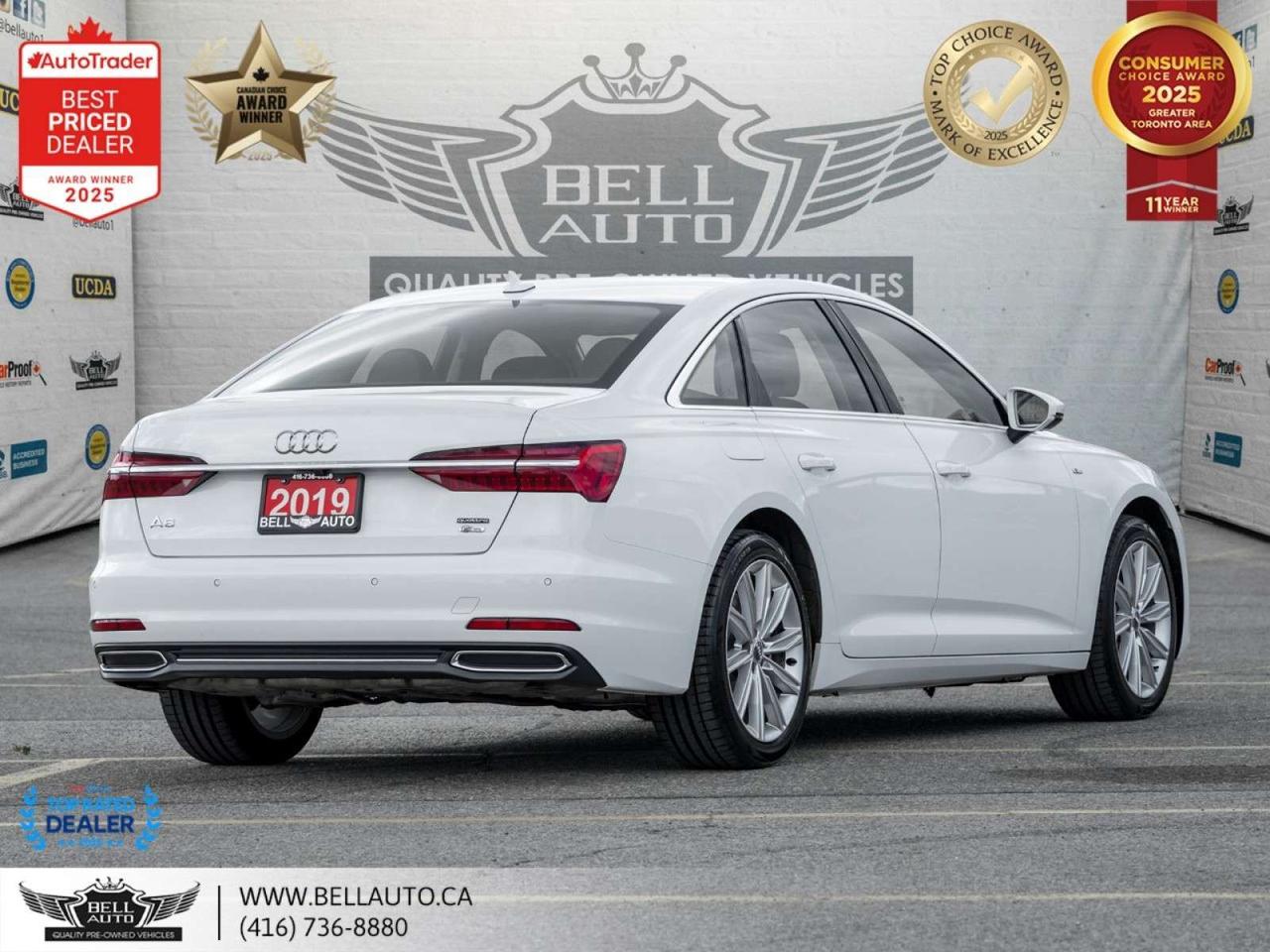 2019 Audi A6 Progressiv 55 TFSI   NAVI   B.CAM   PANO   LTHR   SUNROOF Photo