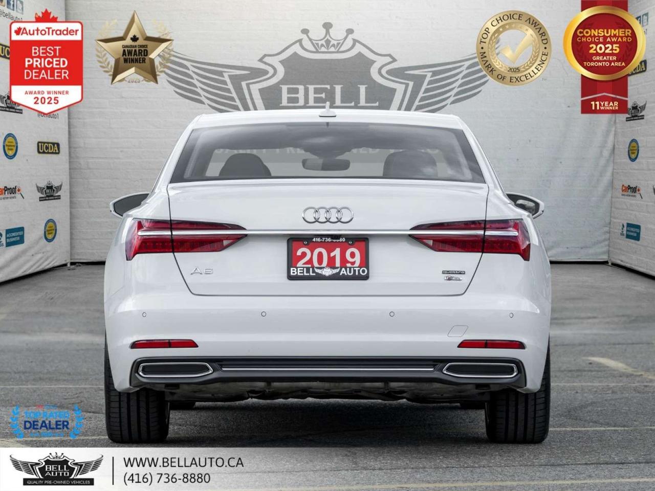 2019 Audi A6 Progressiv 55 TFSI   NAVI   B.CAM   PANO   LTHR   SUNROOF Photo