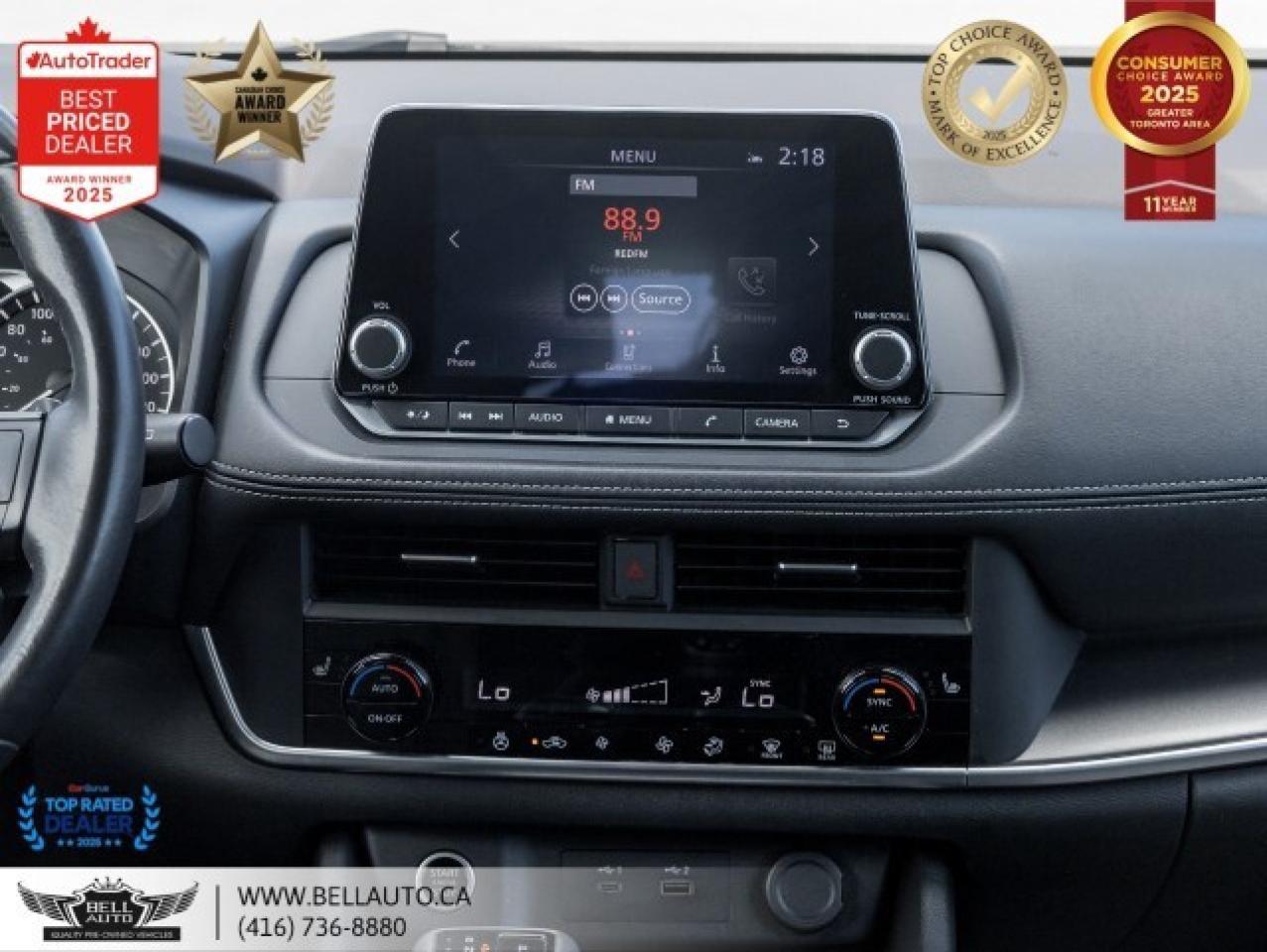 2023 Nissan Rogue SV Moonroof   PANOROOF   HTD & PWR SEATS   BACKUPC Photo