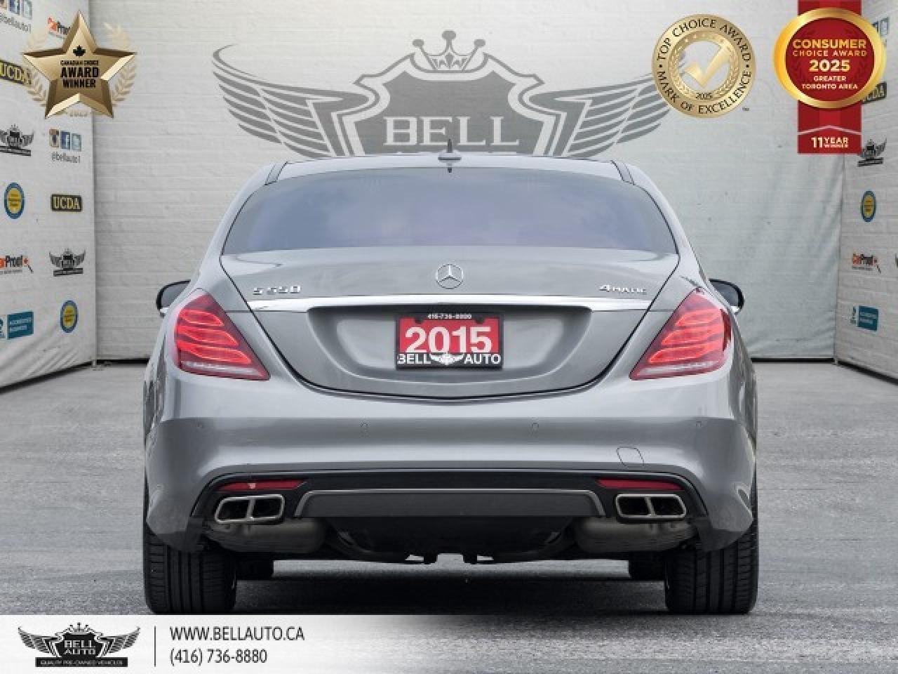 2015 Mercedes-Benz S-Class S 550 LWB   AMGPKG   NAVI   360CAM   BRMSTR   WOOD Photo