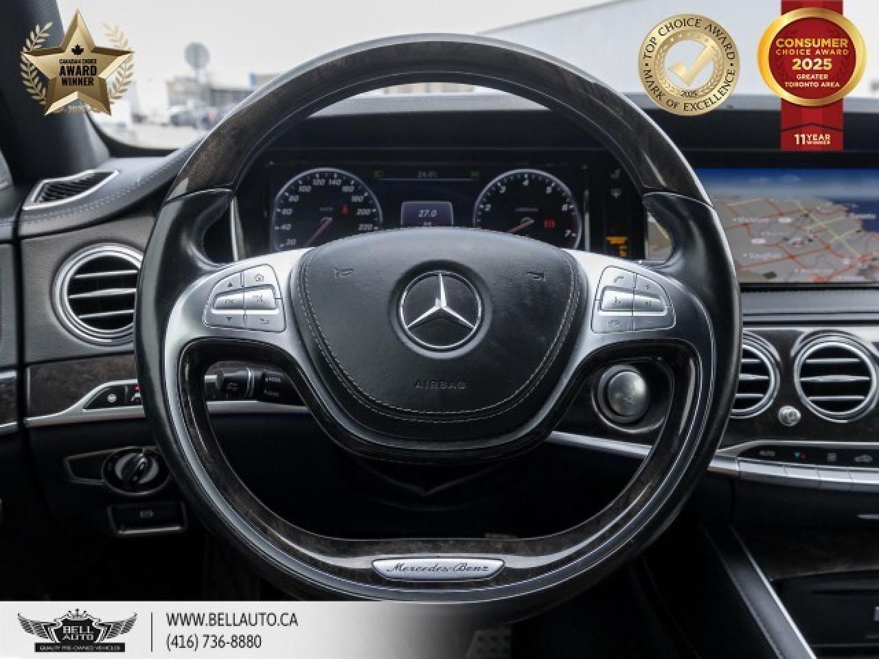 2015 Mercedes-Benz S-Class S 550 LWB   AMGPKG   NAVI   360CAM   BRMSTR   WOOD Photo