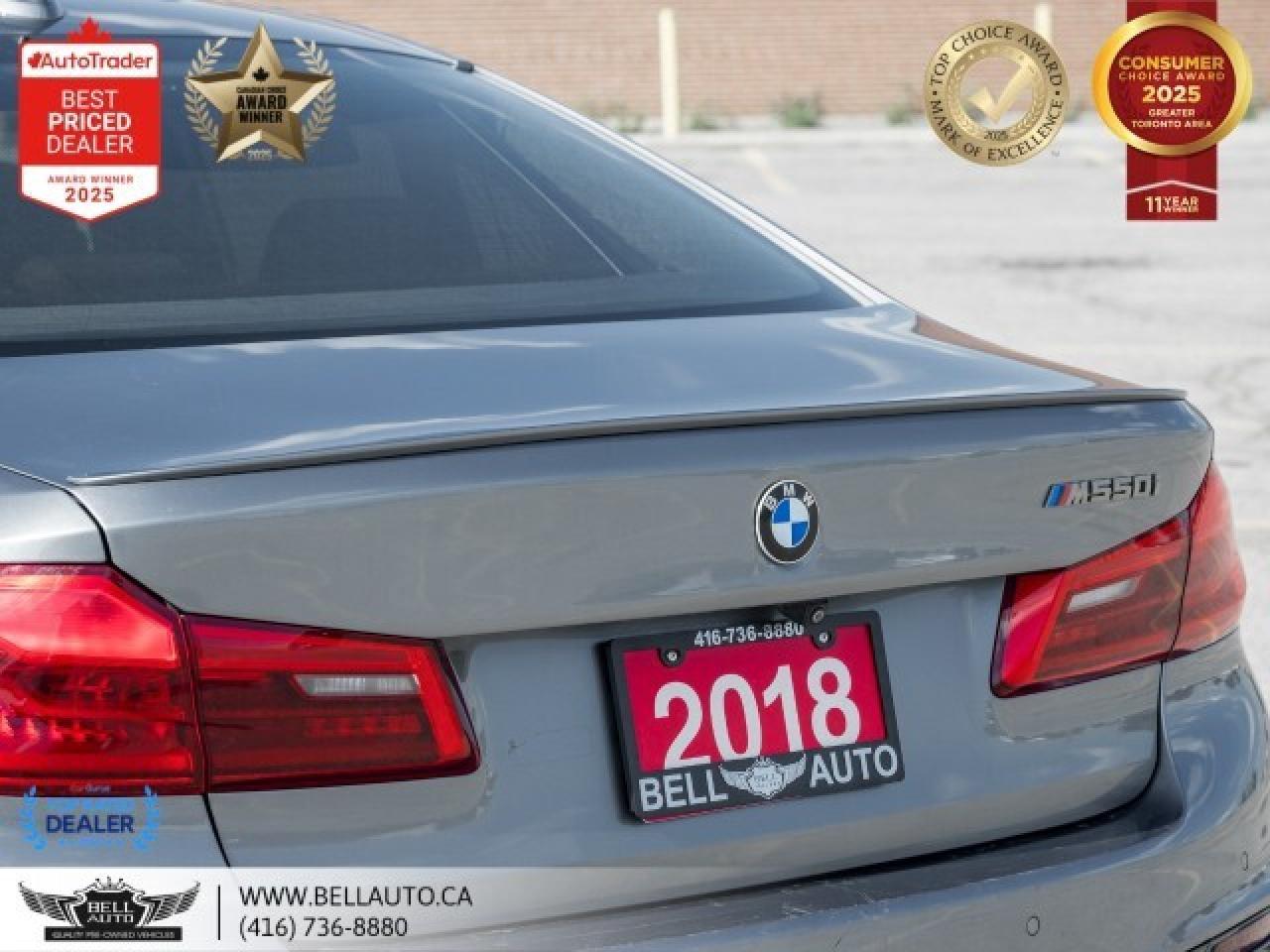 2018 BMW 5 Series M550i xDrive   M-SPORTPKG   HUD   SUNROOF   B.CAM Photo