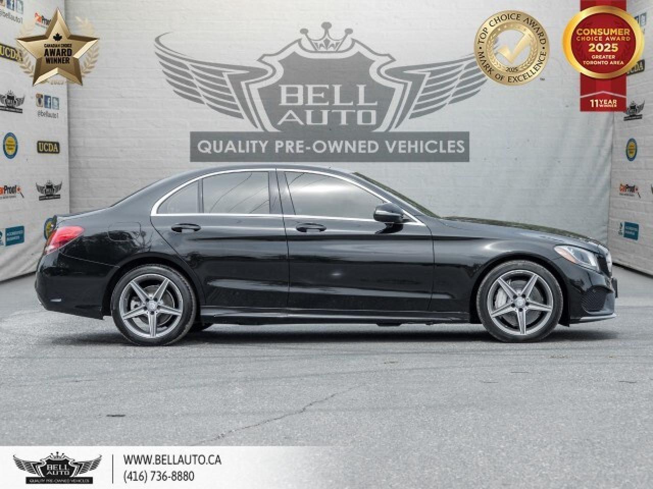 2015 Mercedes-Benz C-Class C 300   AMG PKG   PANO   NAVI   B.CAM   BLACK ON B Photo