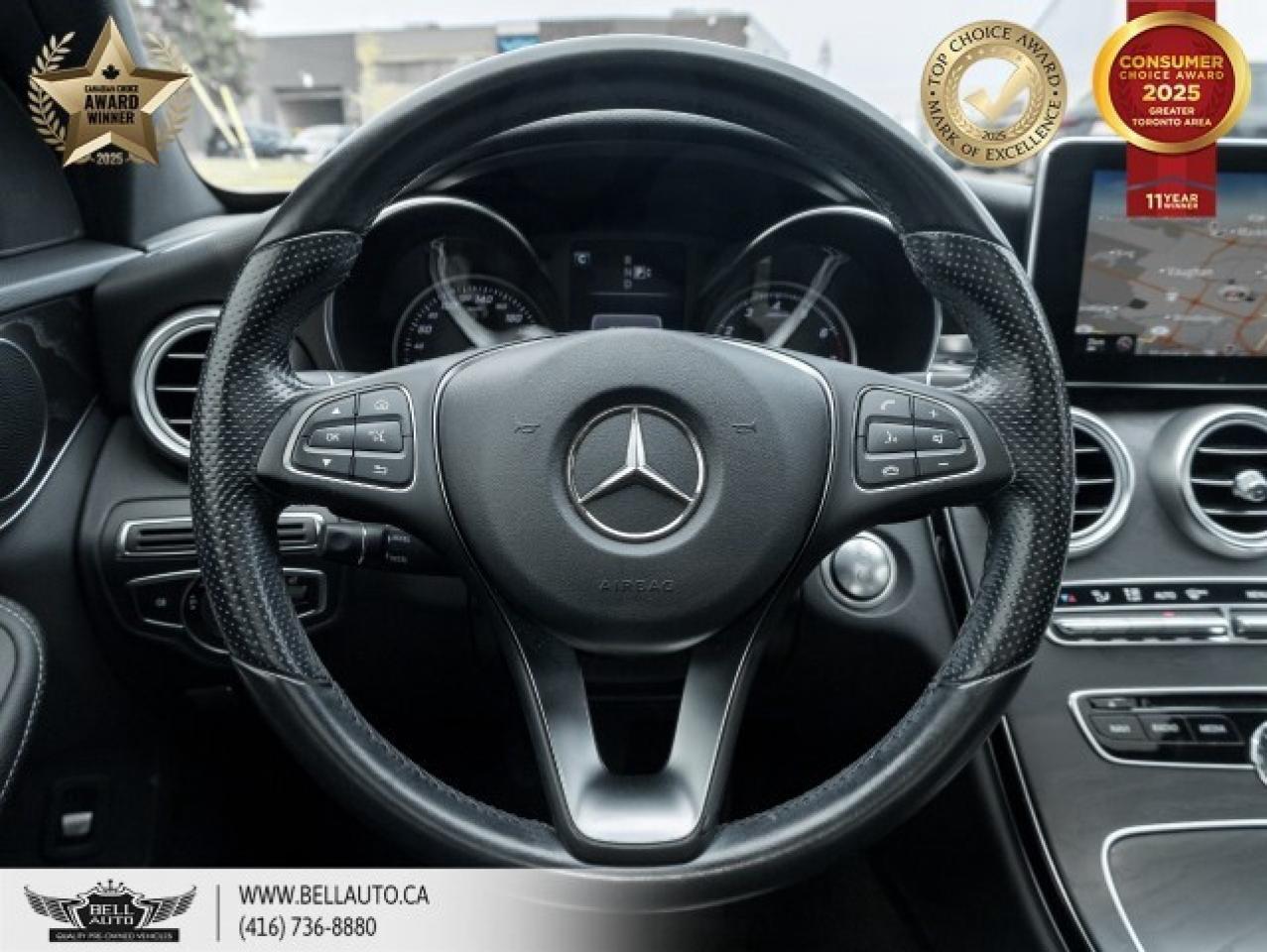 2015 Mercedes-Benz C-Class C 300   AMG PKG   PANO   NAVI   B.CAM   BLACK ON B Photo