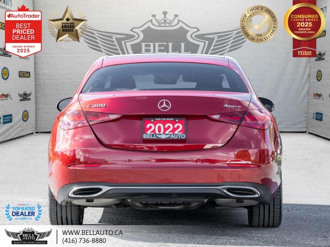 2022 Mercedes-Benz C-Class C 300   PRM PKG   NAVI   360CAM   PANO   NOACCIDENT Photo