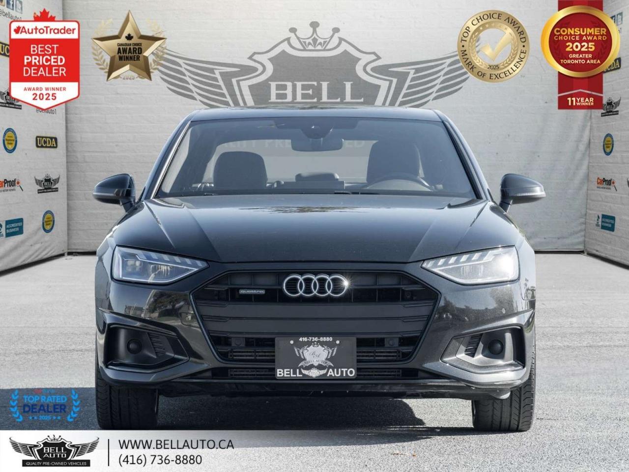 2022 Audi A4 Komfort   QUATTRO   SUNROOF   B.CAM   WRLSCHRGR   NOACCIDENT Photo