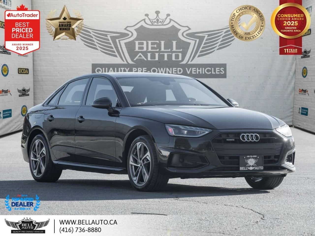 2022 Audi A4 Komfort   QUATTRO   SUNROOF   B.CAM   WRLSCHRGR   NOACCIDENT Photo