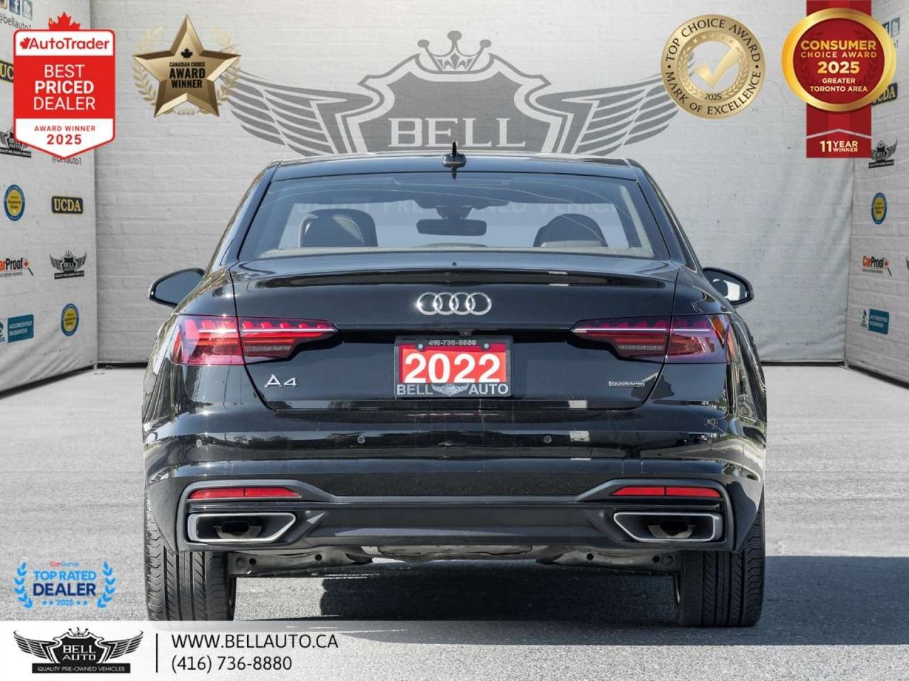 2022 Audi A4 Komfort   QUATTRO   SUNROOF   B.CAM   WRLSCHRGR   NOACCIDENT Photo