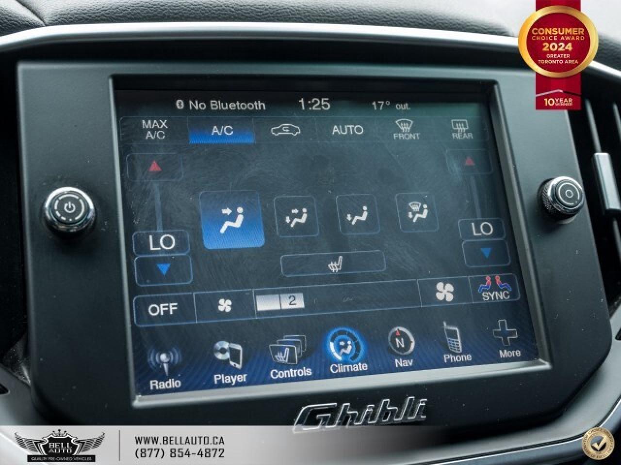 2016 Maserati Ghibli NAVI, SUNROOF, BACKUPCAM, LEATHER, SATELLITE RADIO Photo