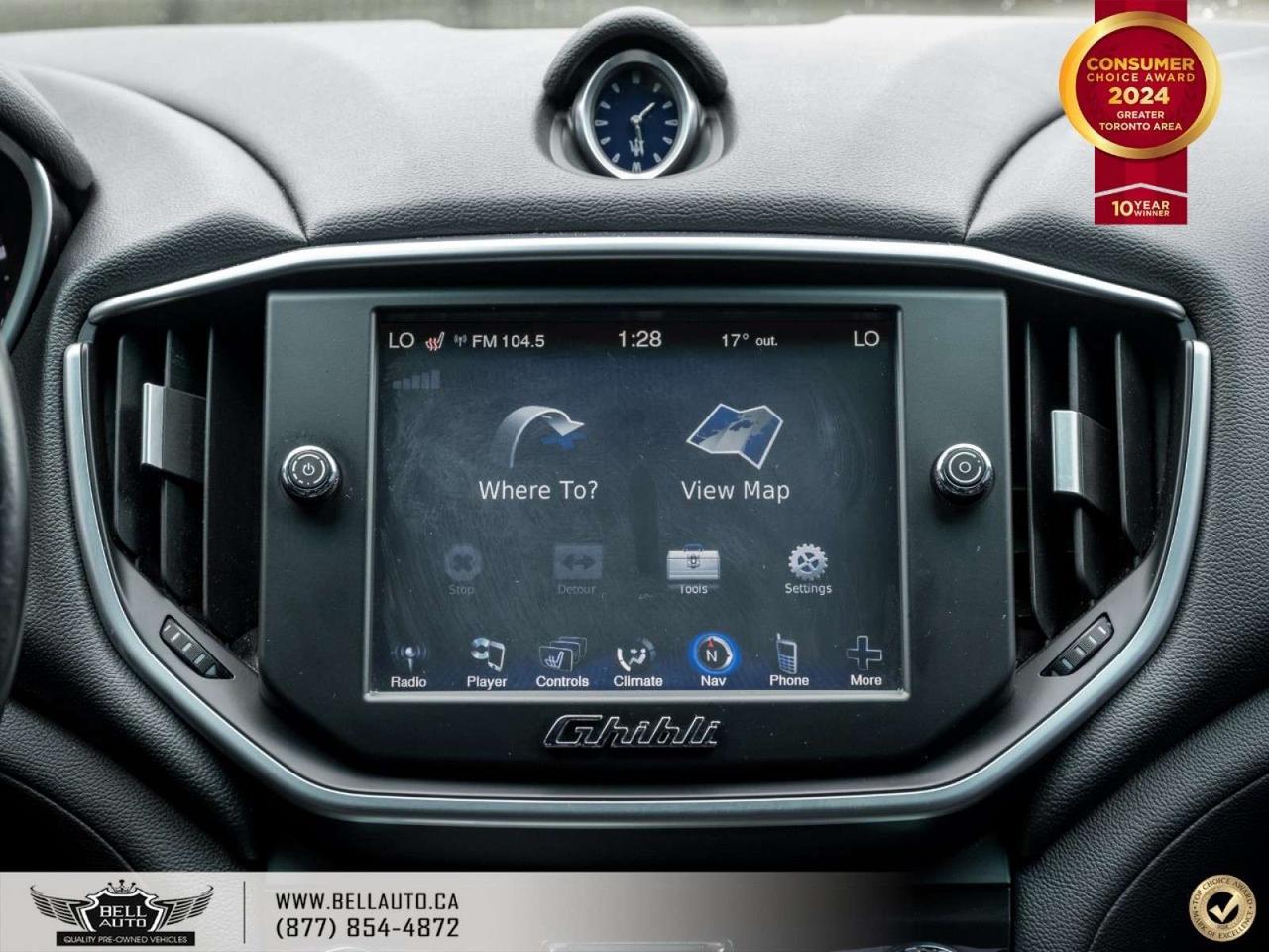 2016 Maserati Ghibli NAVI   B.CAM   B.SPOT   SUNROOF   LTHR   KEYLESS Photo