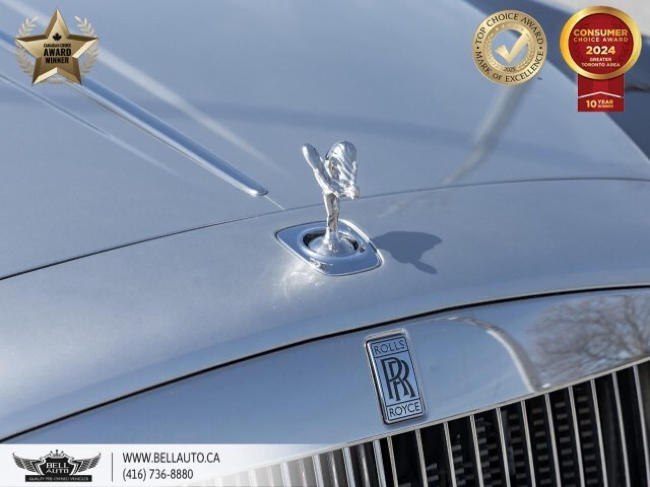 2016 Rolls-Royce Ghost RR4, HUD, SILVER SATIN BONNET, STARLIGHT CEILING, Photo