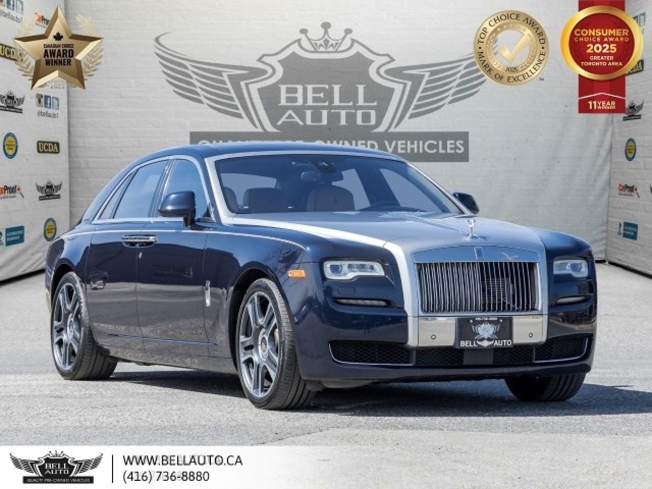 2016 Rolls-Royce Ghost RR4, HUD, SILVER SATIN BONNET, STARLIGHT CEILING, Photo0