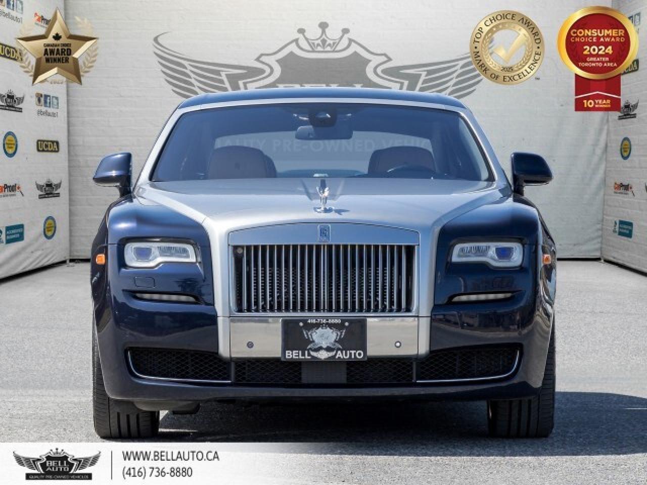 2016 Rolls-Royce Ghost RR4, HUD, SILVER SATIN BONNET, STARLIGHT CEILING, Photo