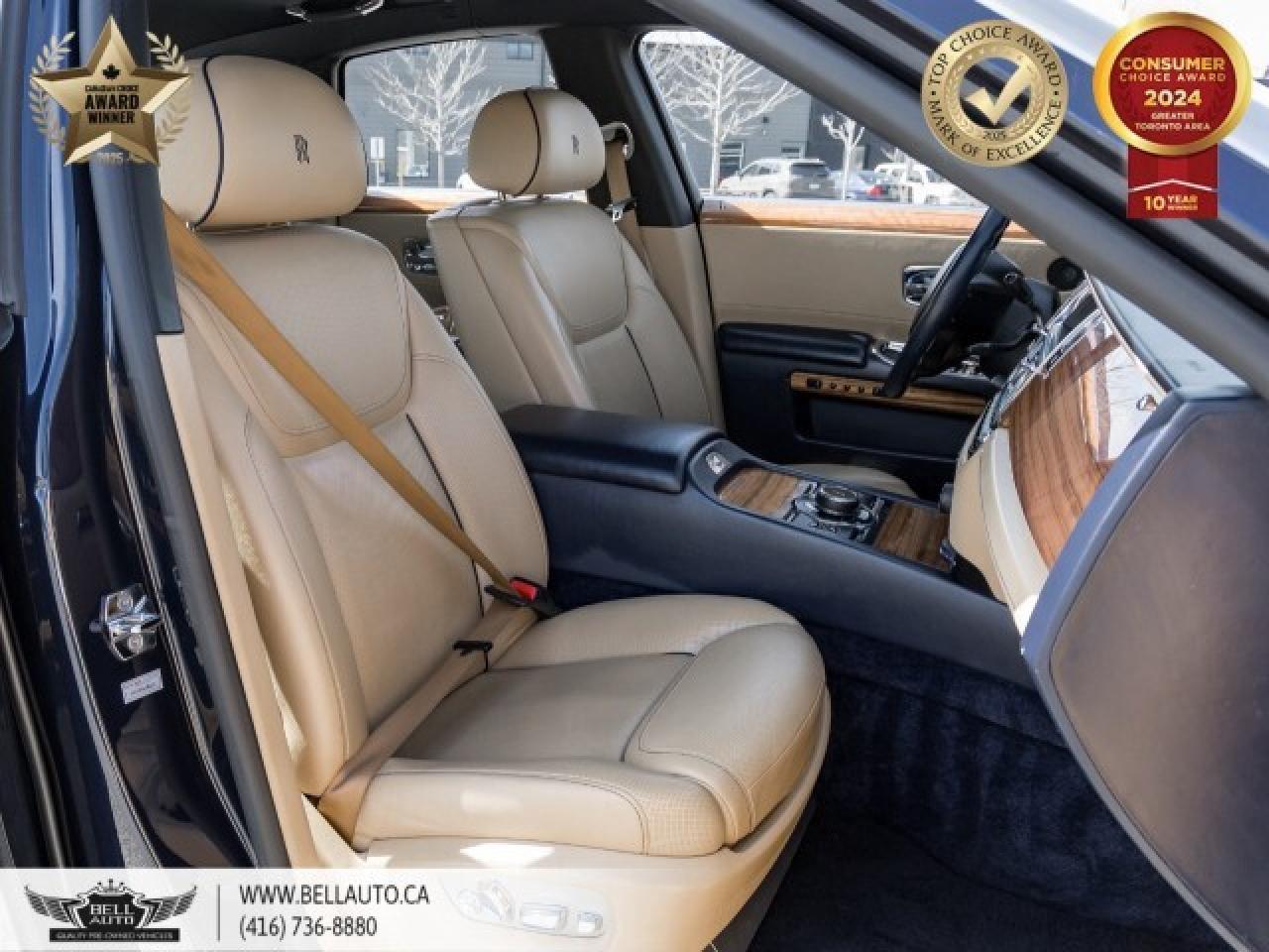 2016 Rolls-Royce Ghost RR4, HUD, SILVER SATIN BONNET, STARLIGHT CEILING, Photo