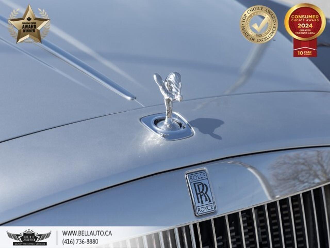 2016 Rolls-Royce Ghost RR4, HUD, SILVER SATIN BONNET, STARLIGHT CEILING, Photo