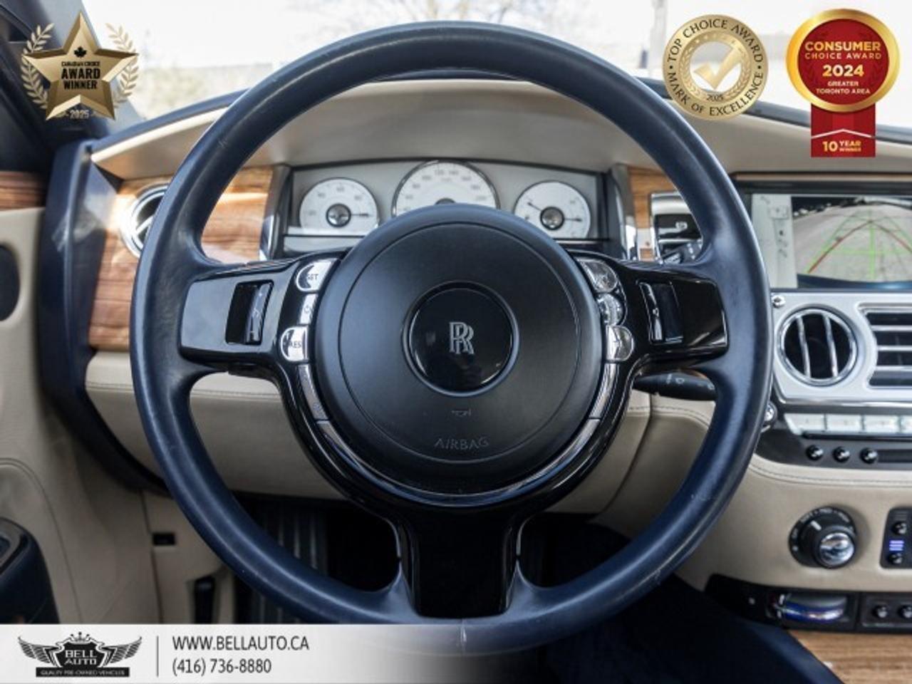 2016 Rolls-Royce Ghost RR4, HUD, SILVER SATIN BONNET, STARLIGHT CEILING, Photo