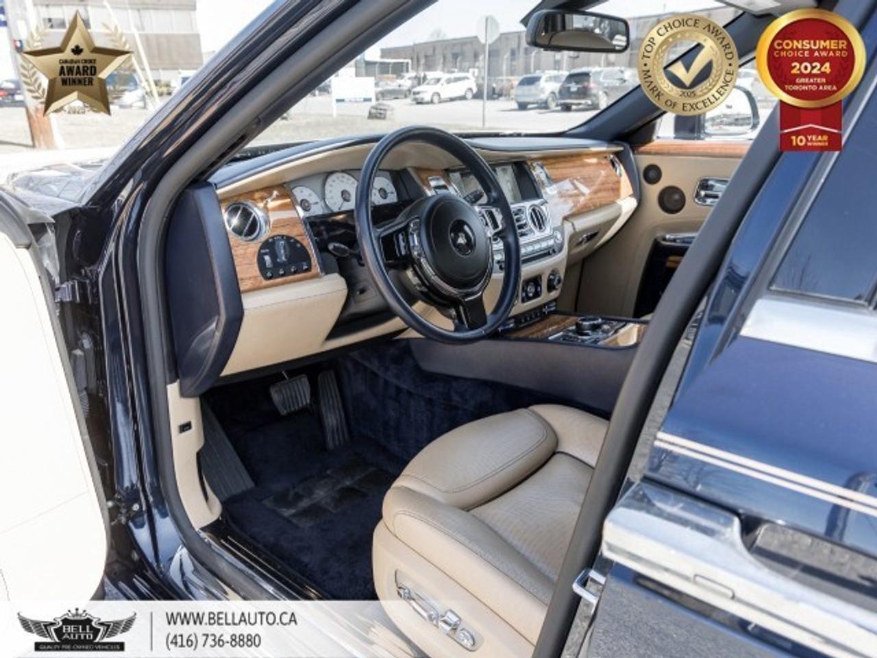 2016 Rolls-Royce Ghost RR4, HUD, SILVER SATIN BONNET, STARLIGHT CEILING, Photo