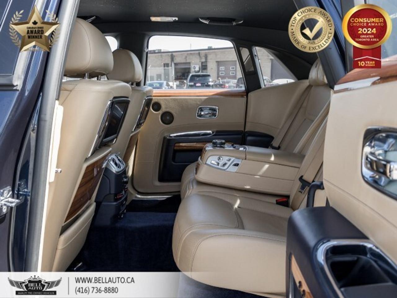 2016 Rolls-Royce Ghost RR4, HUD, SILVER SATIN BONNET, STARLIGHT CEILING, Photo