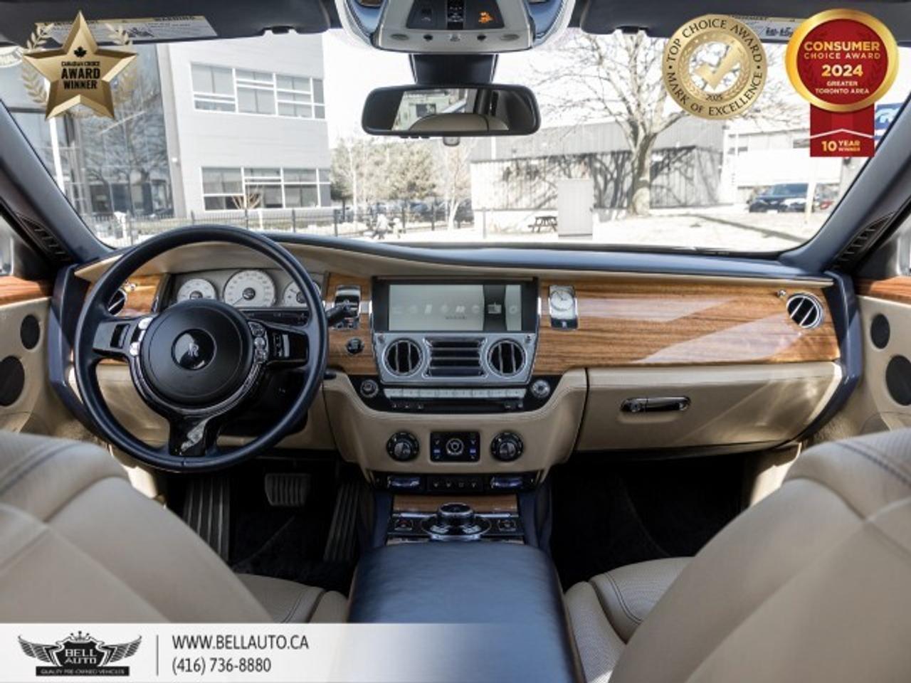 2016 Rolls-Royce Ghost RR4, HUD, SILVER SATIN BONNET, STARLIGHT CEILING, Photo