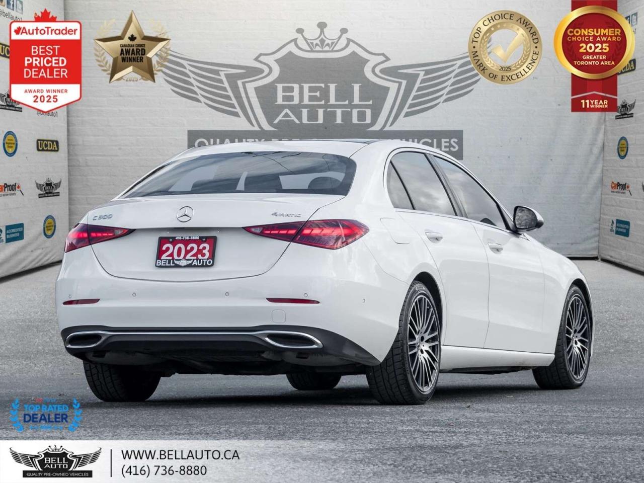 2023 Mercedes-Benz C-Class C300   PRM PKG   NAVI   360CAM   PANO   BRMSTR   NOACCIDENT Photo