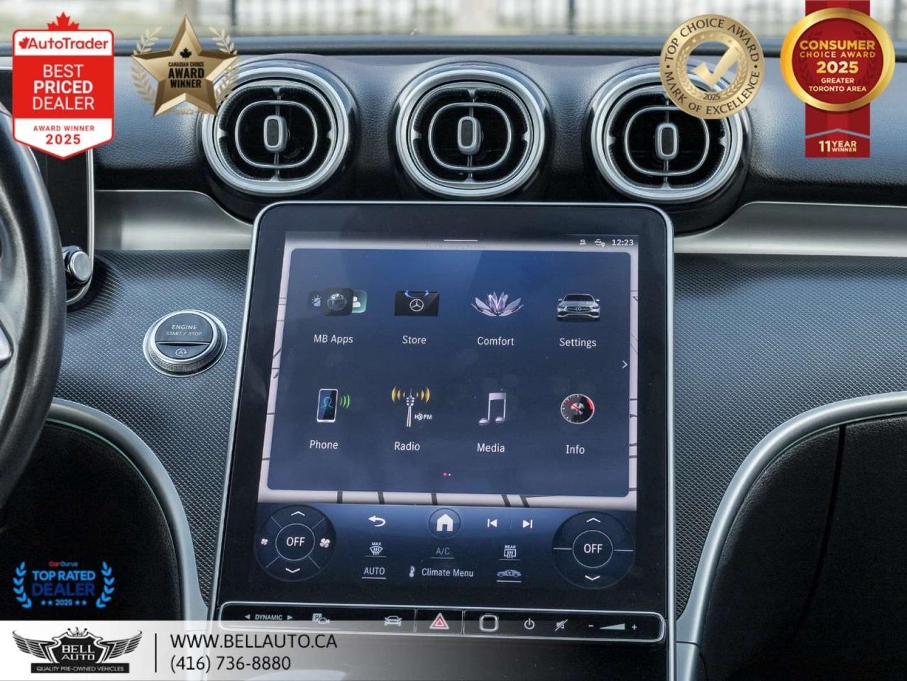 2023 Mercedes-Benz C-Class C300   PRM PKG   NAVI   360CAM   PANO   BRMSTR   NOACCIDENT Photo