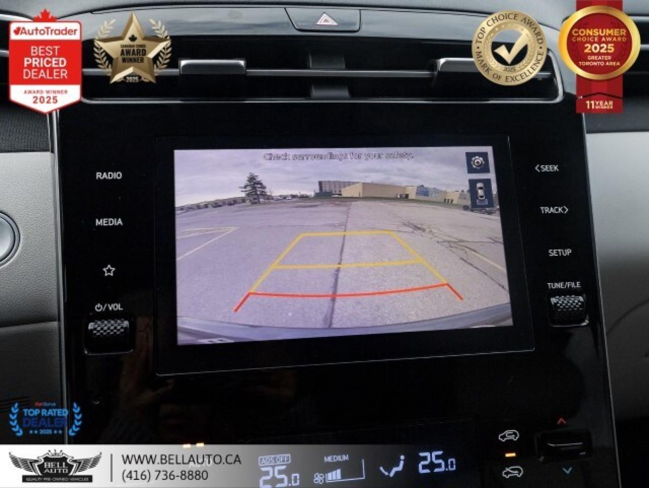 2022 Hyundai Tucson Hybrid Luxury   B.CAM   PANO   BOSE   LTHR   NOACCIDENT Photo4