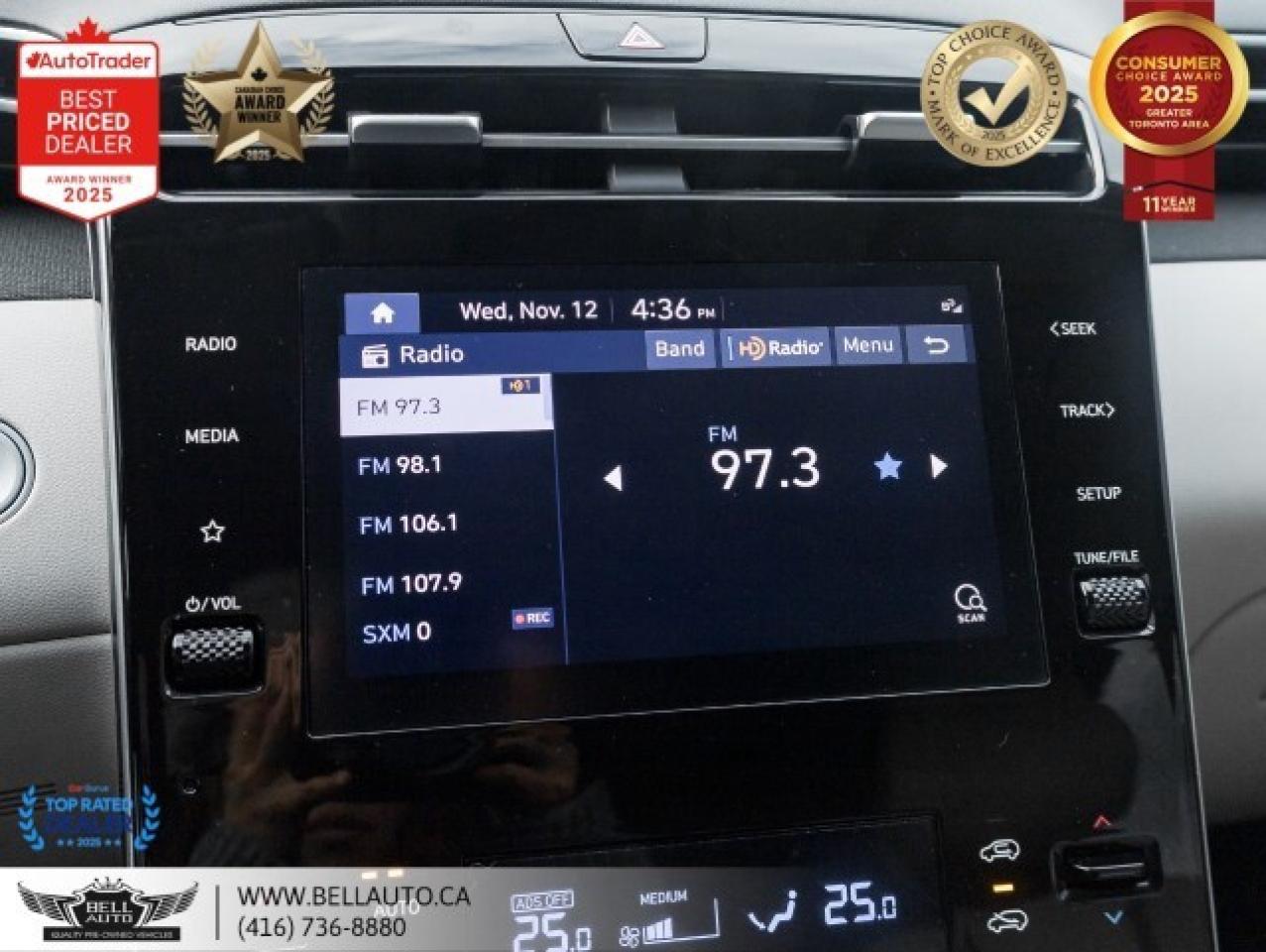 2022 Hyundai Tucson Hybrid Luxury   B.CAM   PANO   BOSE   LTHR   NOACCIDENT Photo3