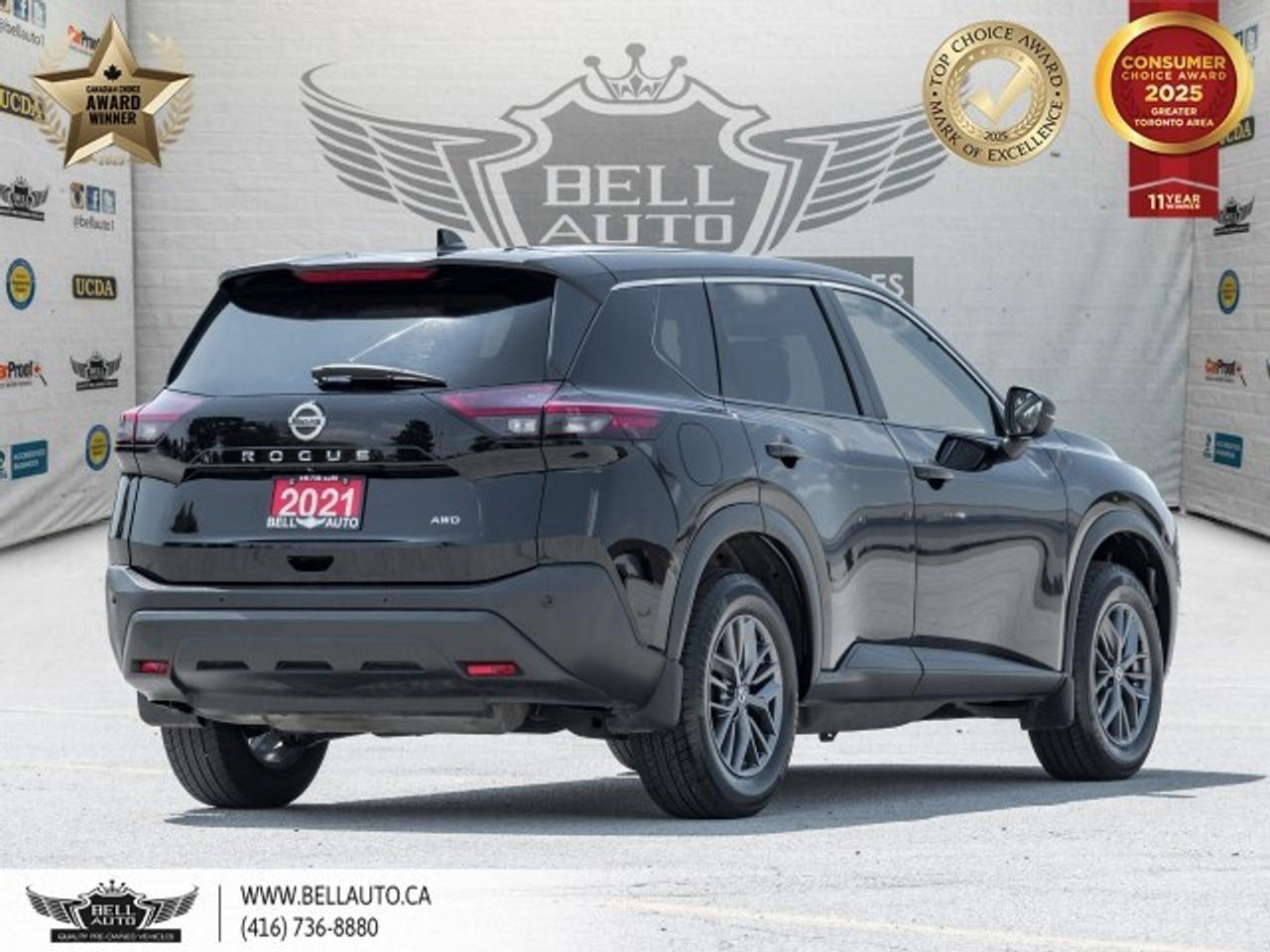 2021 Nissan Rogue S   AWD   HEATED SEATS   B.CAM   BLTH   NOACCIDENT Photo