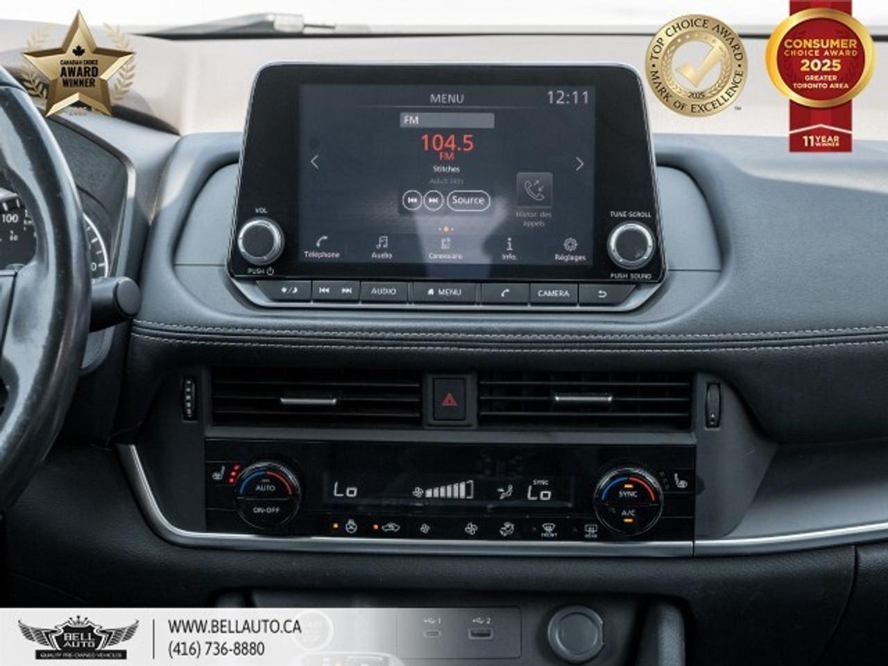 2021 Nissan Rogue S   AWD   HEATED SEATS   B.CAM   BLTH   NOACCIDENT Photo