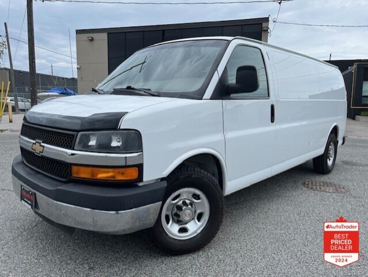 2014 Chevrolet Express 3500 EXTENDED 4.8L V8-DIVIDER-SHELVES-NEW TIRES-BRAKES Photo