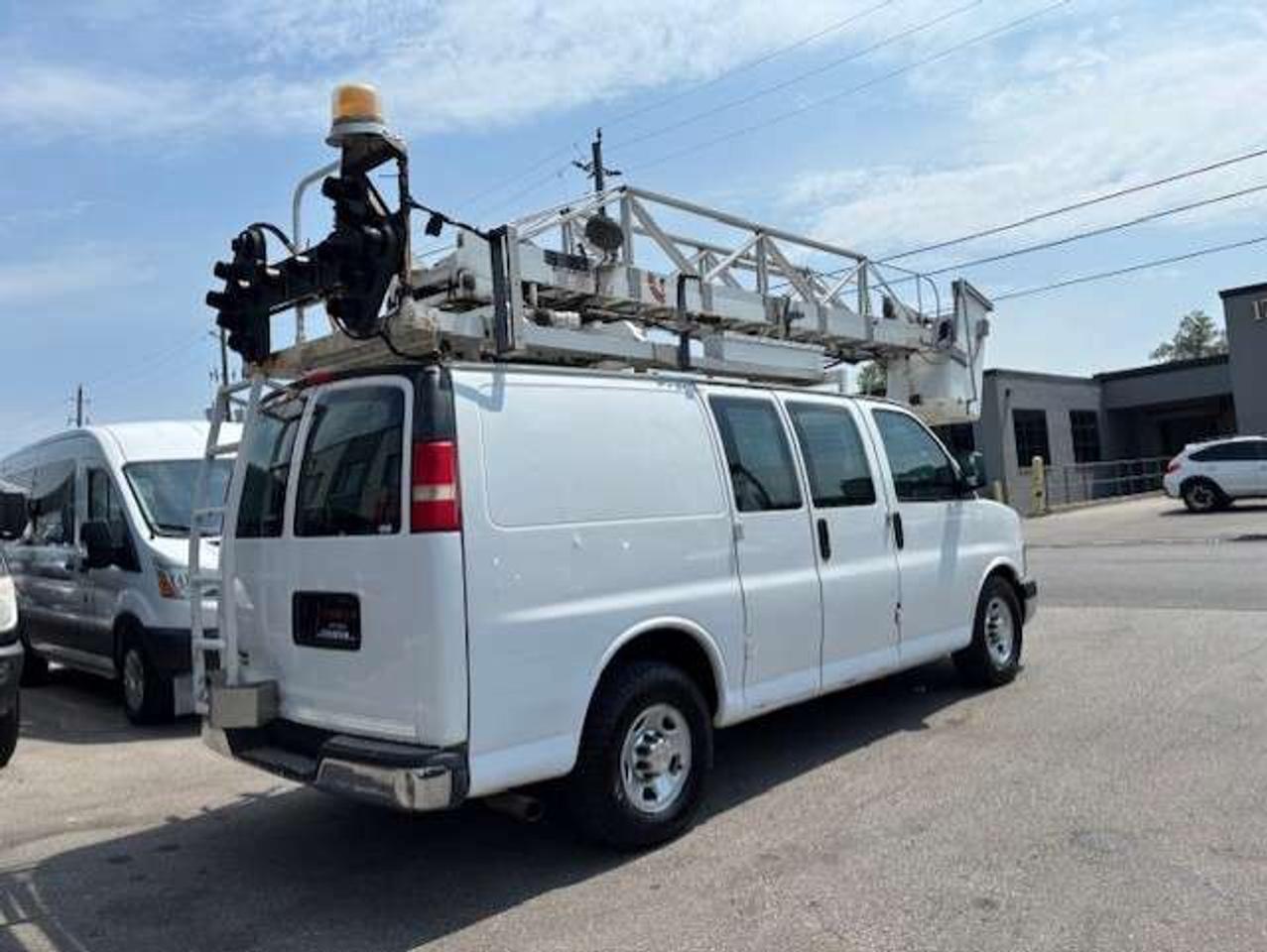 2012 Chevrolet Express 3500 BUCKET/BOOM/CHERRY PICKER **TELELIFT CRANE** Photo