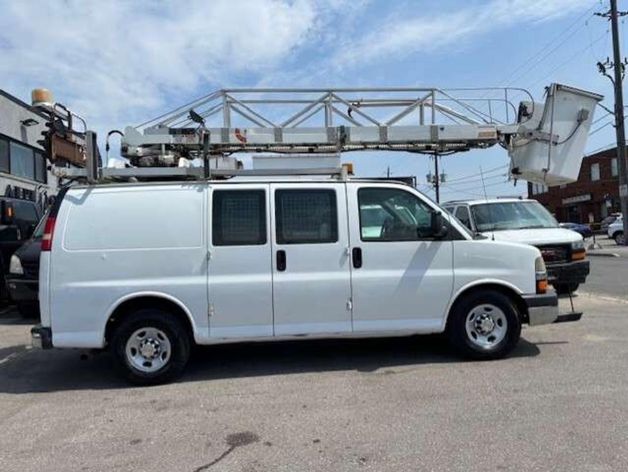 2012 Chevrolet Express 3500 BUCKET/BOOM/CHERRY PICKER **TELELIFT CRANE** Photo