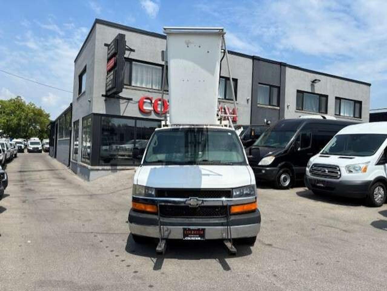 2012 Chevrolet Express 3500 BUCKET/BOOM/CHERRY PICKER **TELELIFT CRANE** Photo