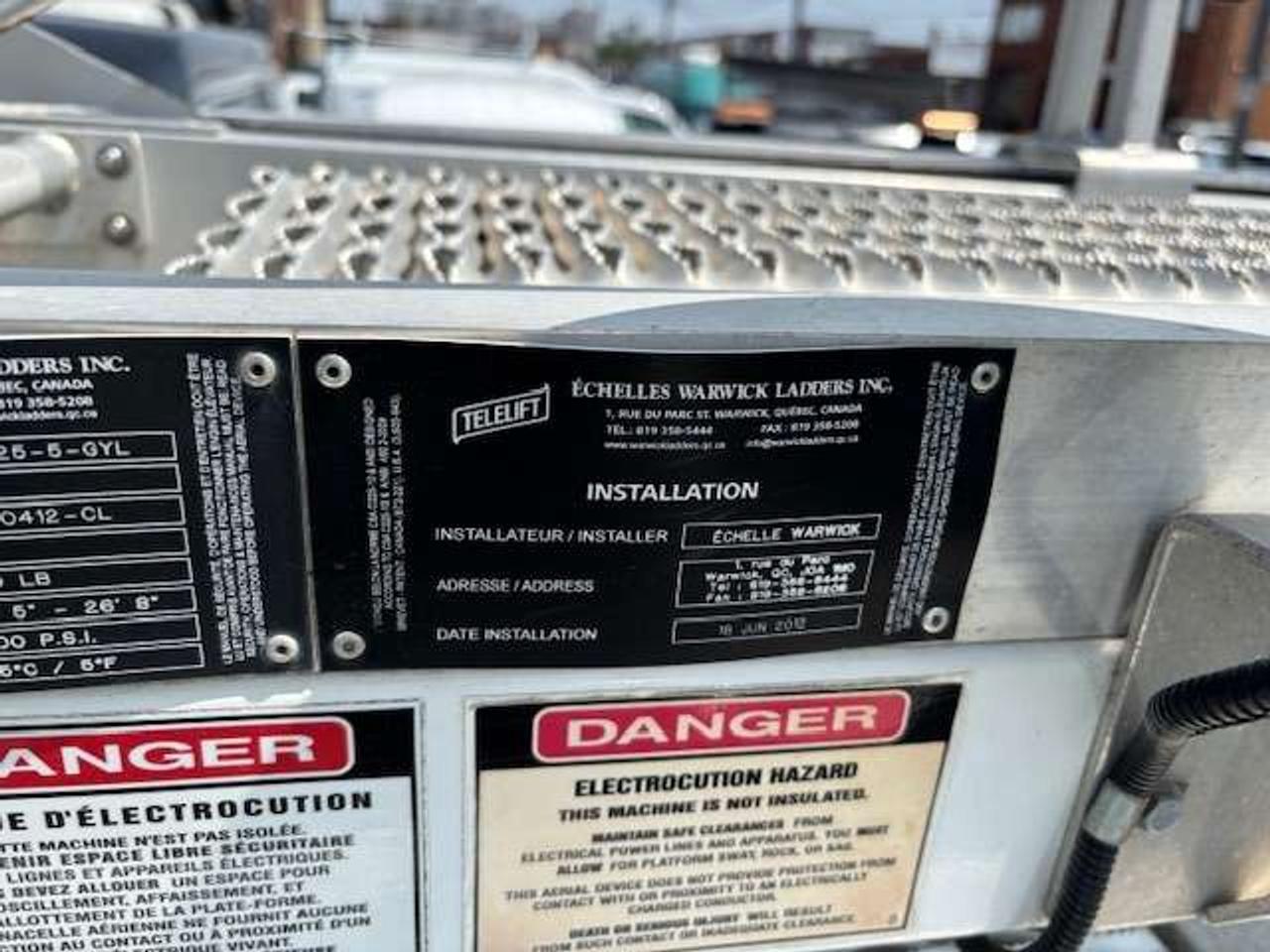 2012 Chevrolet Express 3500 BUCKET/BOOM/CHERRY PICKER **TELELIFT CRANE** Photo