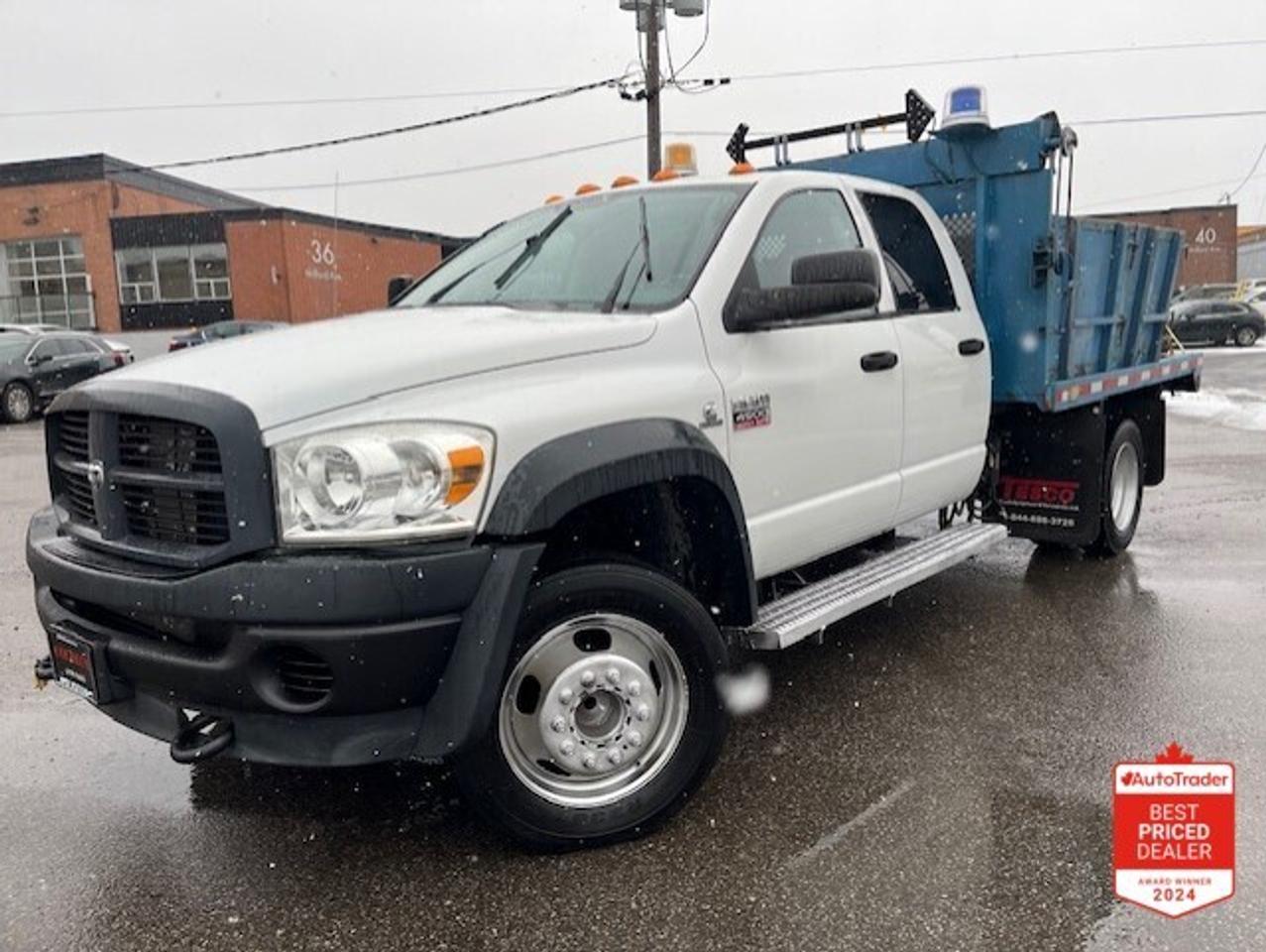 2008 Dodge RAM 5500 4500 6.7L CUMMINS DIESEL-DUMP BOX-SALTER- Photo