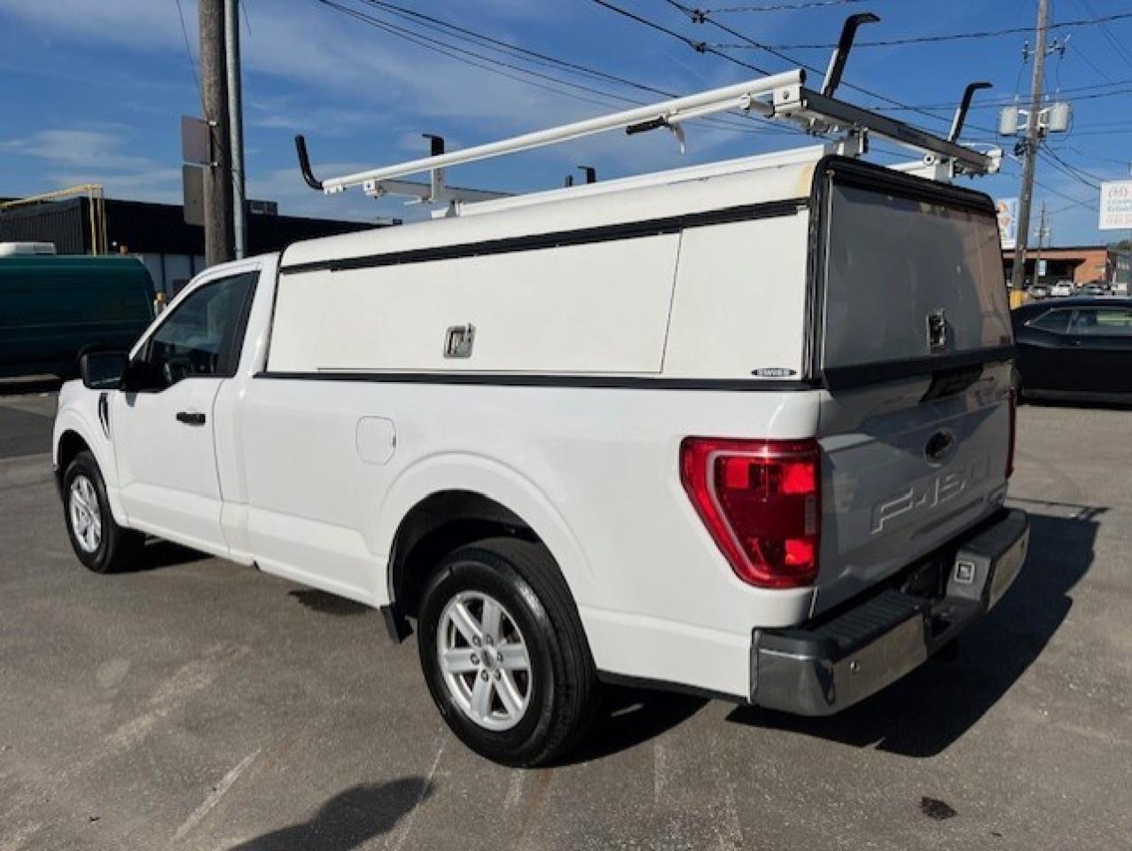 2021 Ford F-150 XLT REG-CAB 8' LONG BOX-CAP-LADDER RACKS-FINANCE! Photo