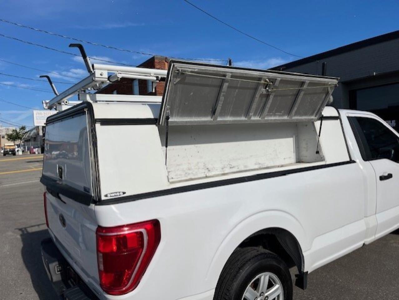 2021 Ford F-150 XLT REG-CAB 8' LONG BOX-CAP-LADDER RACKS-FINANCE! Photo