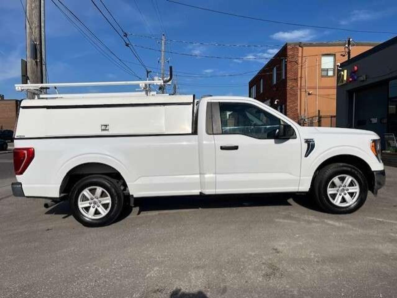 2021 Ford F-150 XLT REG-CAB 8' LONG BOX-CAP-LADDER RACKS-FINANCE! Photo