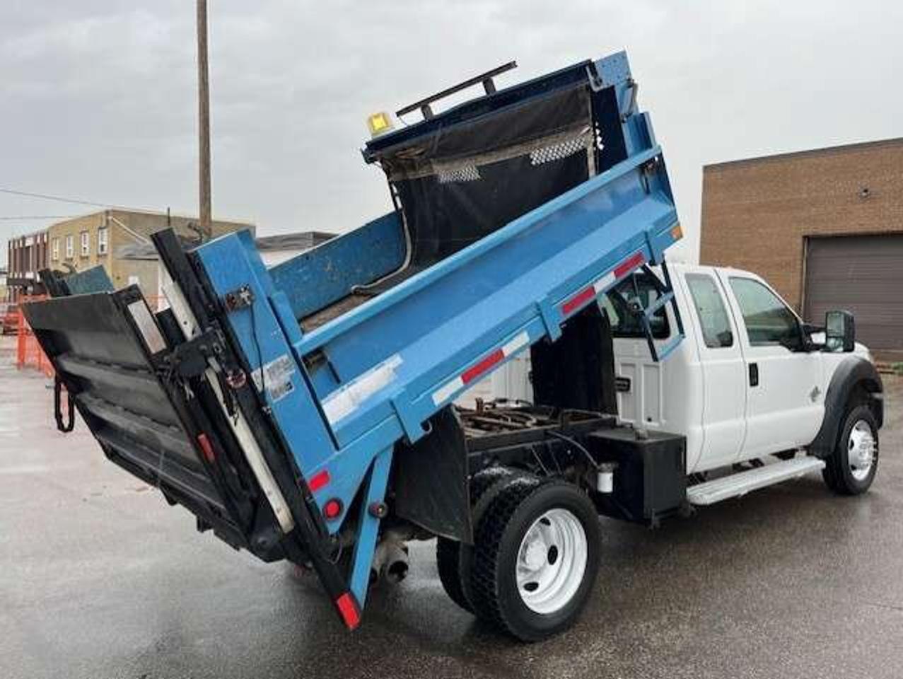 2012 Ford F-450 6.7L DIESEL-9FT DEL DUMP BOX-WALTCO P/LIFT-90KM! Photo