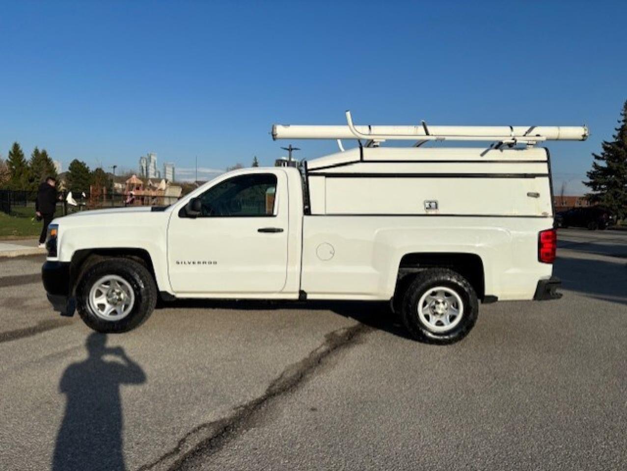 2018 Chevrolet Silverado 1500 V6 REGULAR CAB LONG BOX-CAP-LADDER RACKS-TOW PKG. Photo