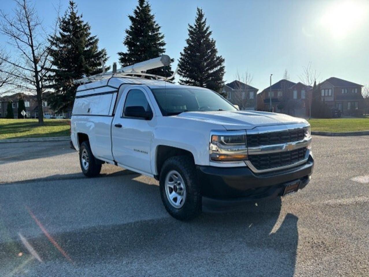 2018 Chevrolet Silverado 1500 V6 REGULAR CAB LONG BOX-CAP-LADDER RACKS-TOW PKG. Photo
