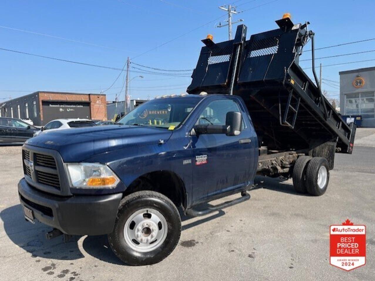 2012 RAM 3500 4WD-V8 HEMI-11 FOOT DEL DUMP BOX-1 OWNER-CERTIFIED Photo0