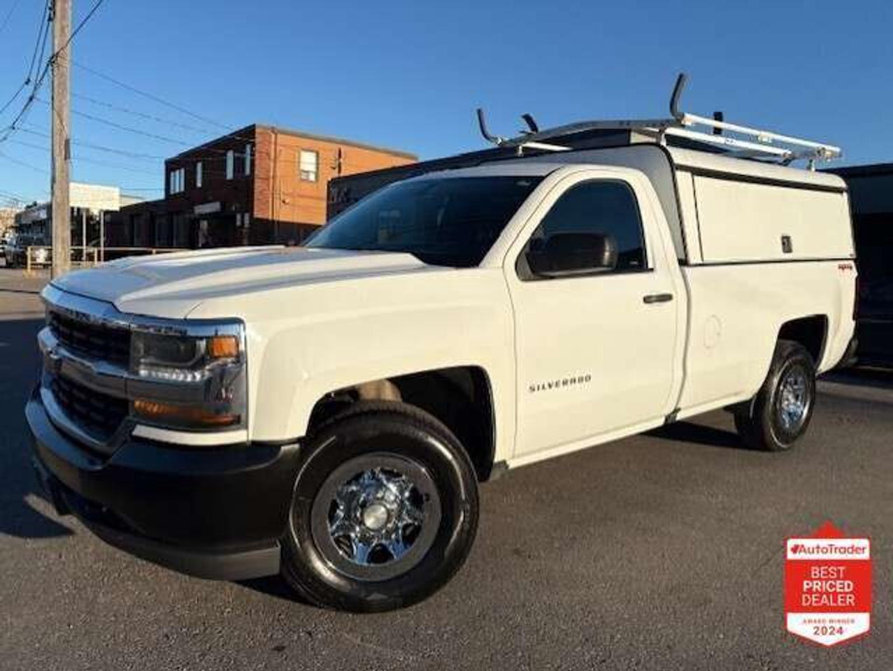 2018 Chevrolet Silverado 1500 4WD V8 REGULAR CAB LONG BOX-CAMERA-CAP-LADDER RACK Photo0