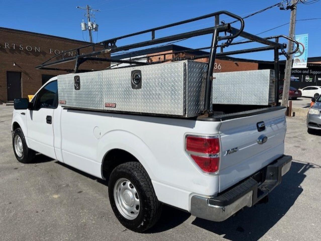 2014 Ford F-150 V8 REGULAR CAB-LONG BOX-LADDER RACKS-STORAGE BOXES Photo2