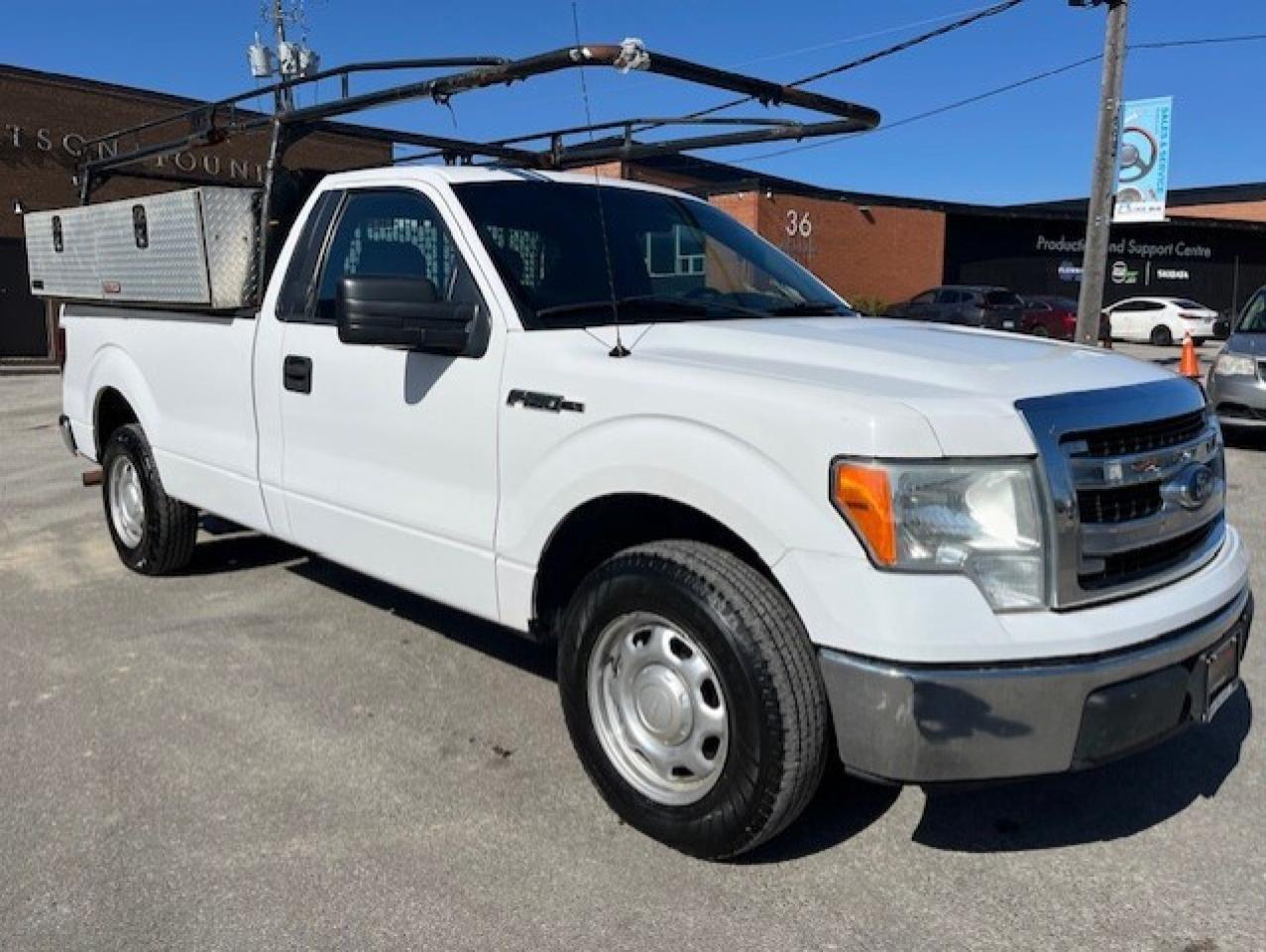 2014 Ford F-150 V8 REGULAR CAB-LONG BOX-LADDER RACKS-STORAGE BOXES Photo