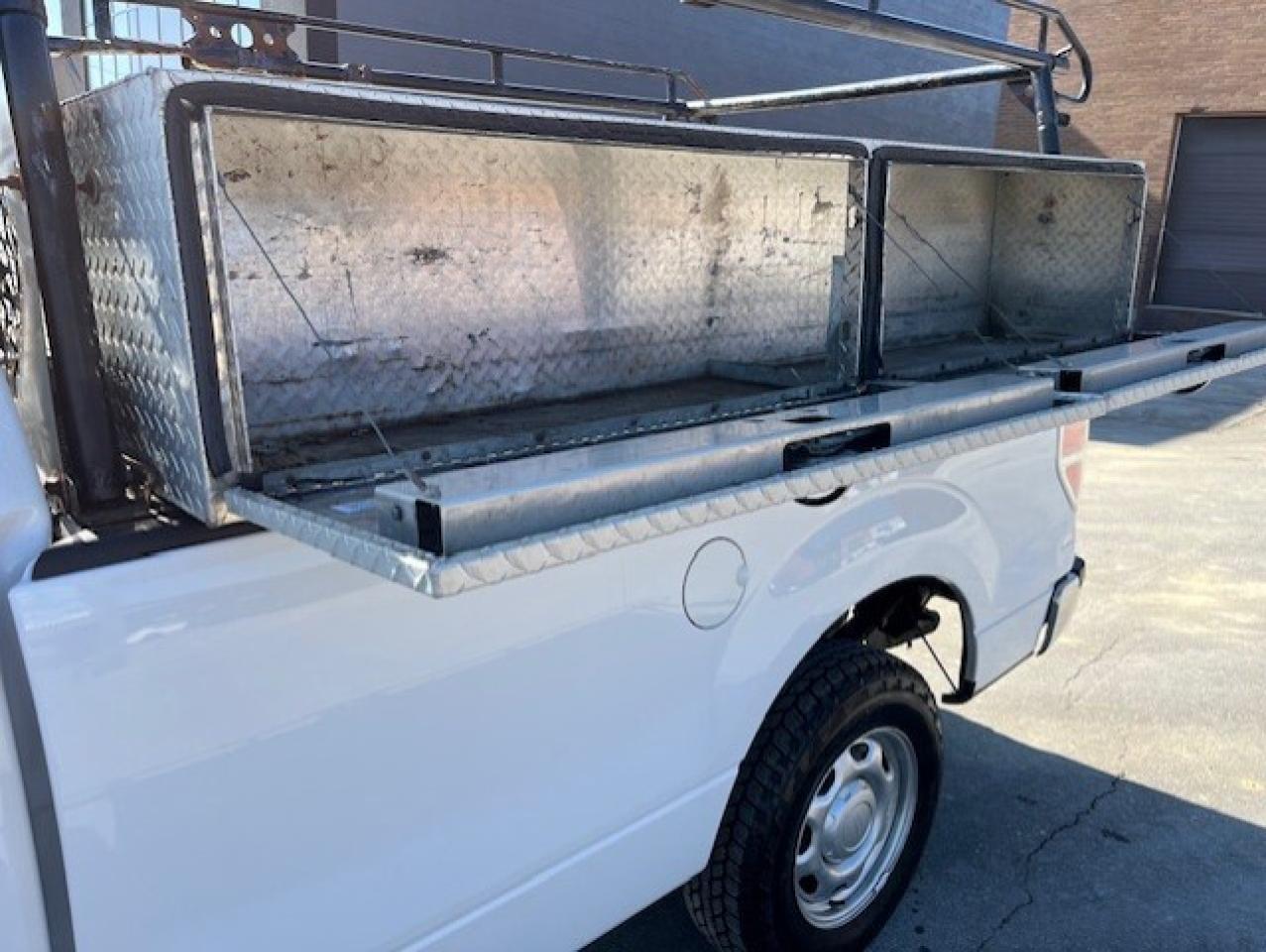 2014 Ford F-150 V8 REGULAR CAB-LONG BOX-LADDER RACKS-STORAGE BOXES Photo