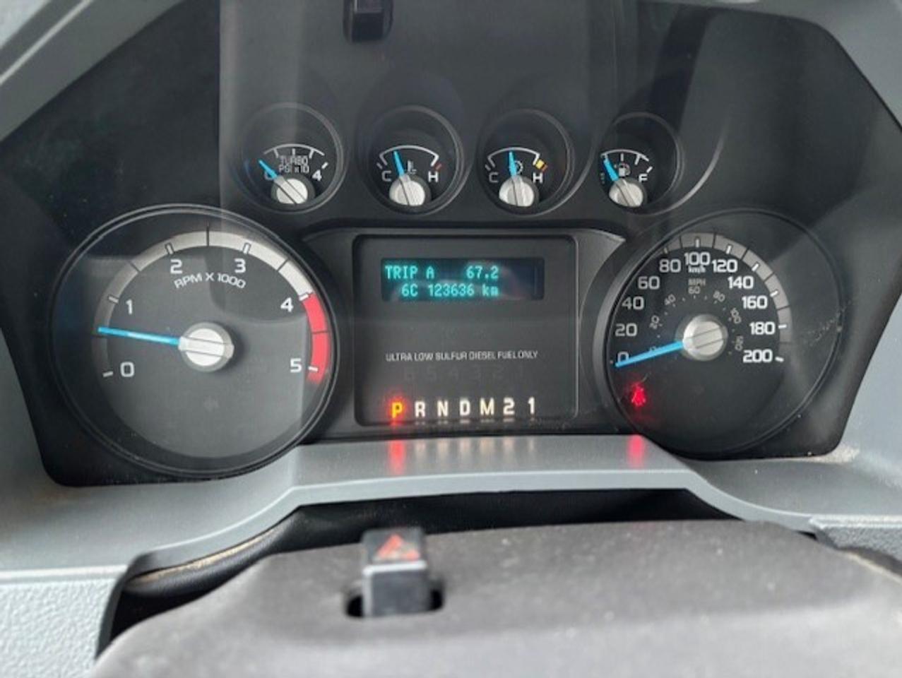 2013 Ford F-250 4WD DIESEL *MEYER SNOW PLOW-P/LIFTGATE-SIGN BOARD* Photo